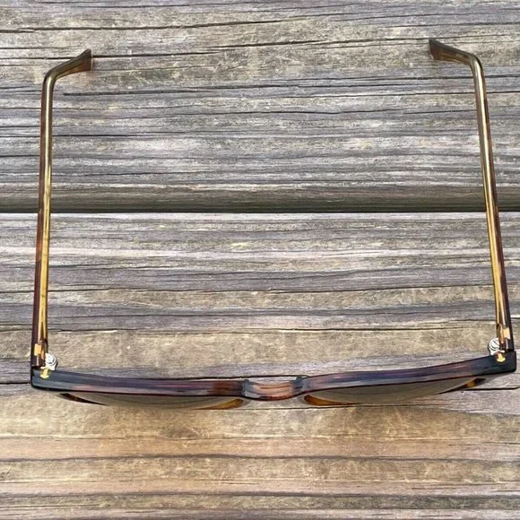 Women Sunglasses Brown Tortoise Frame Mirror Lenses Ladies Eye Wear Shades - Picture 9 of 12